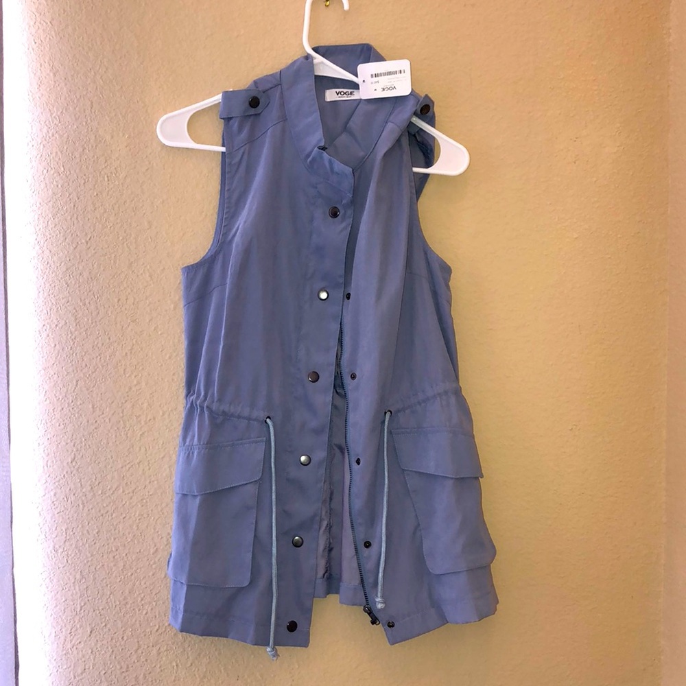 Vest with String Waistline